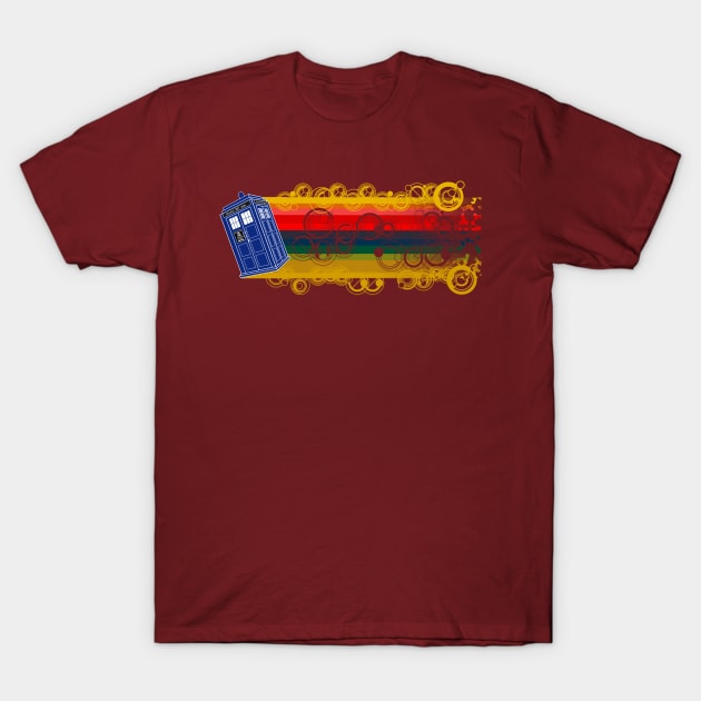 TARDIS to the Past T-Shirt by Nazonian